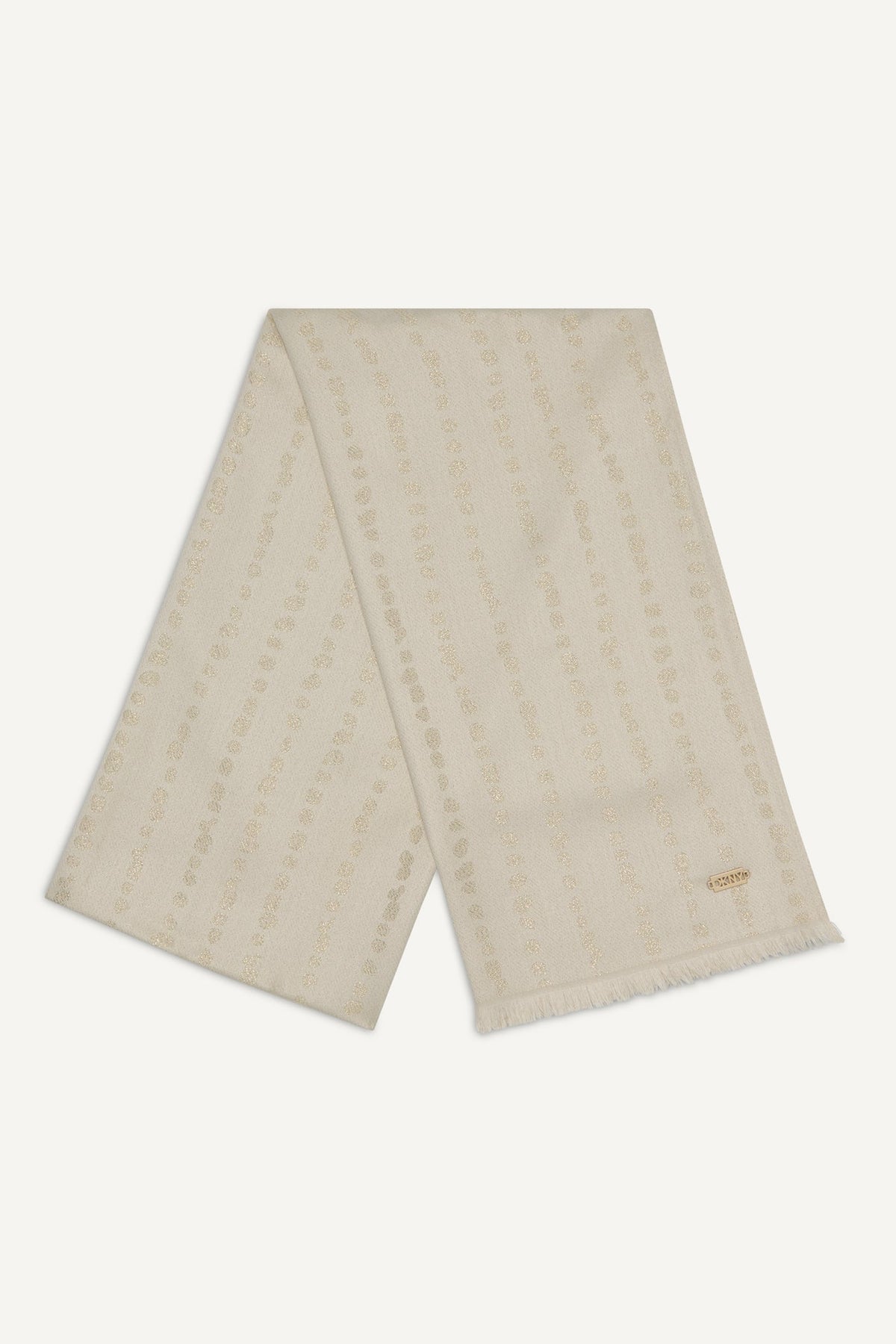 DKNY MODERN DOT METALLIC WRAP