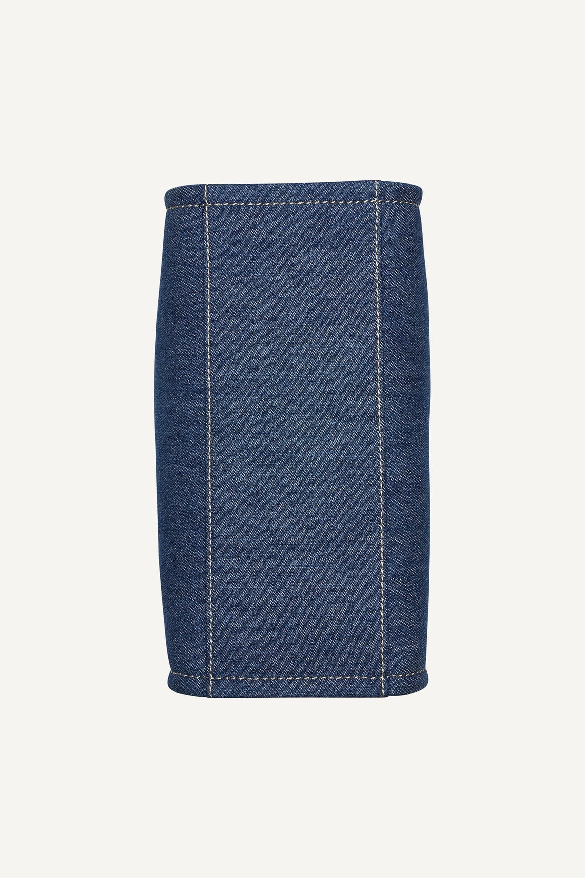 DKNY HADLEE SMALL DENIM LOGO TOTE