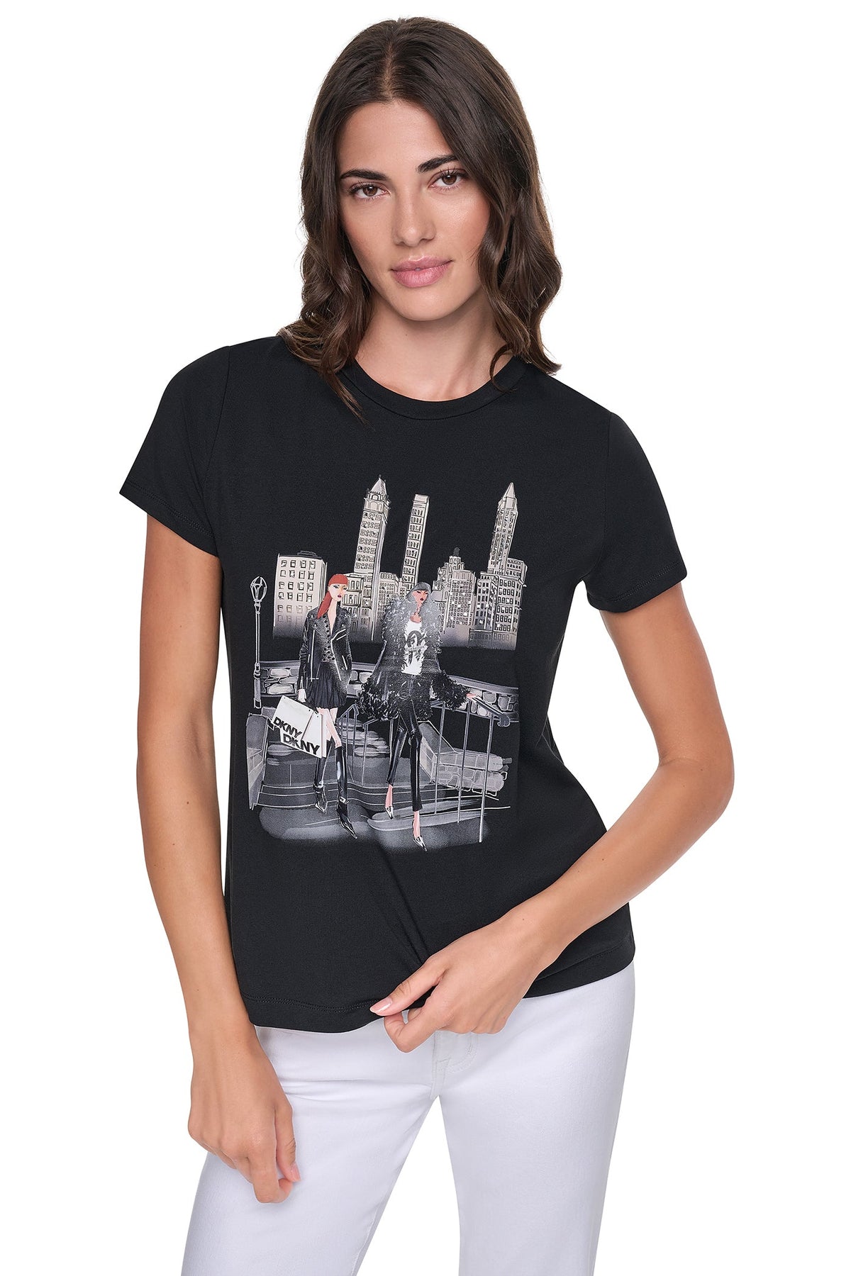 DKNY CENTRAL PARK GRAPHIC TEE