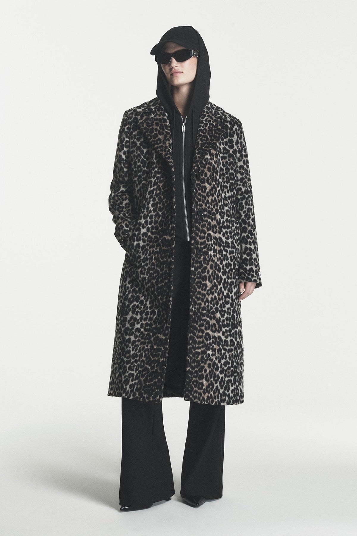 DKNY SINGLE BREASTED COAT
