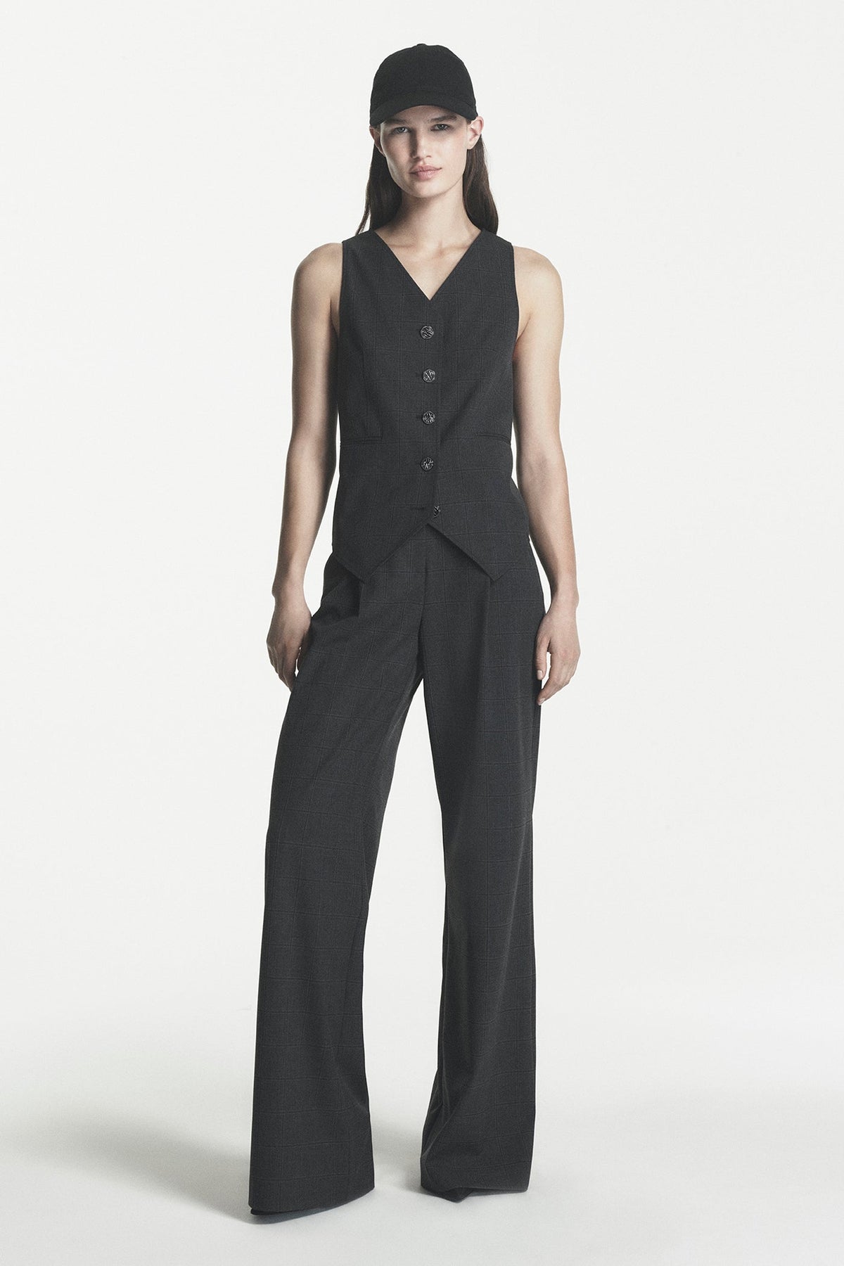 DKNY BUTTON FRONT VEST