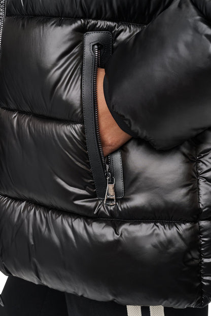 DKNY PEARALIZED HOODED PUFFER
