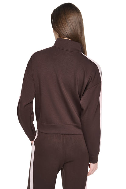 DKNY SIDE STRIPE FULL ZIP JACKET