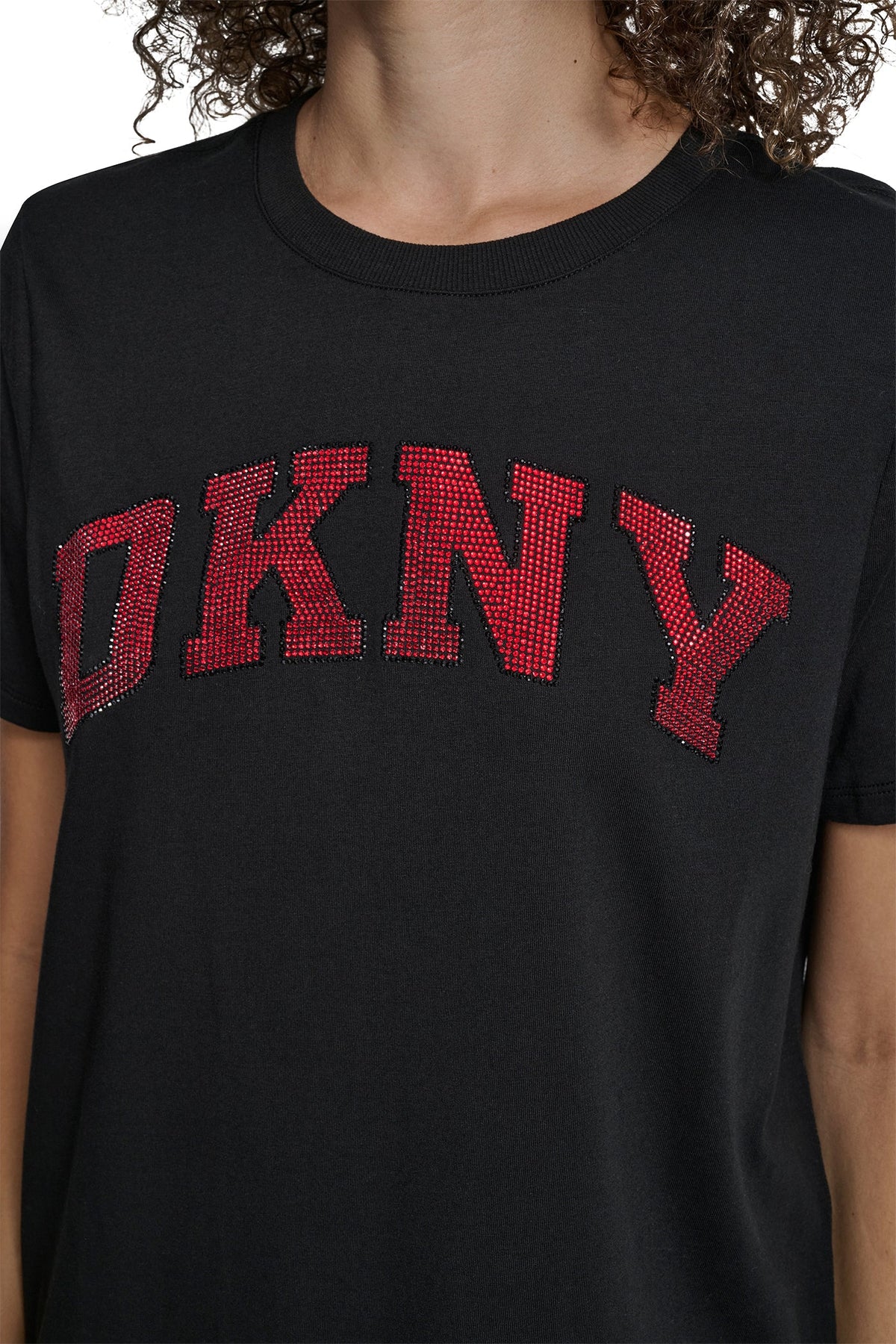 DKNY VARSITY LOGO GRAPHIC TEE