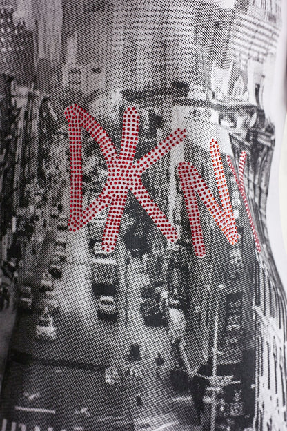DKNY DKNY RHINESTONE NY STREETS LOGO TEE