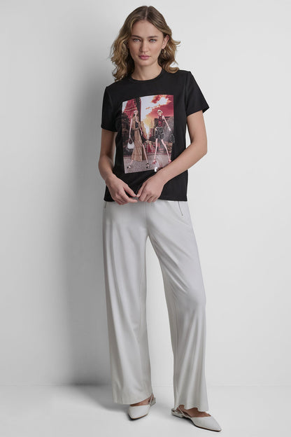 DKNY MANHATTANHENGE CONVERSATIONAL TEE