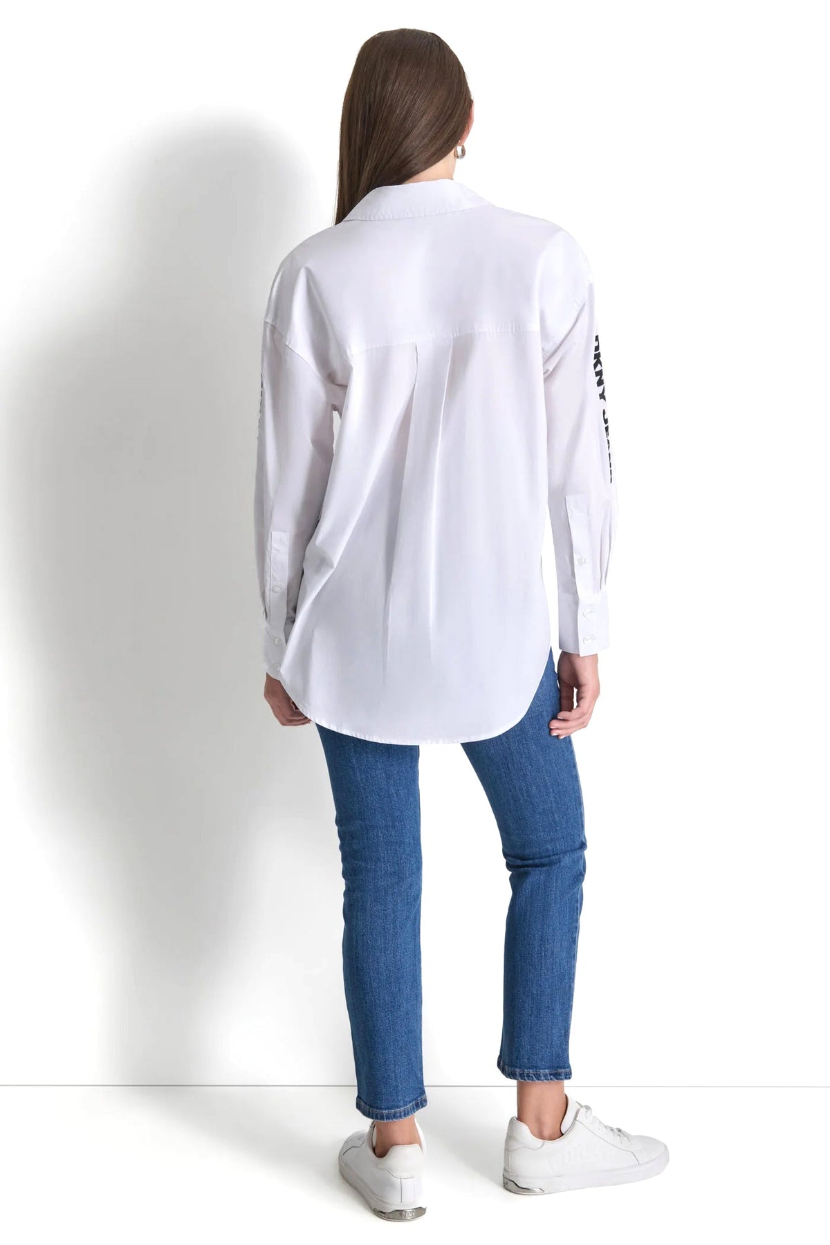 DKNY POPLIN BUTTON DOWN