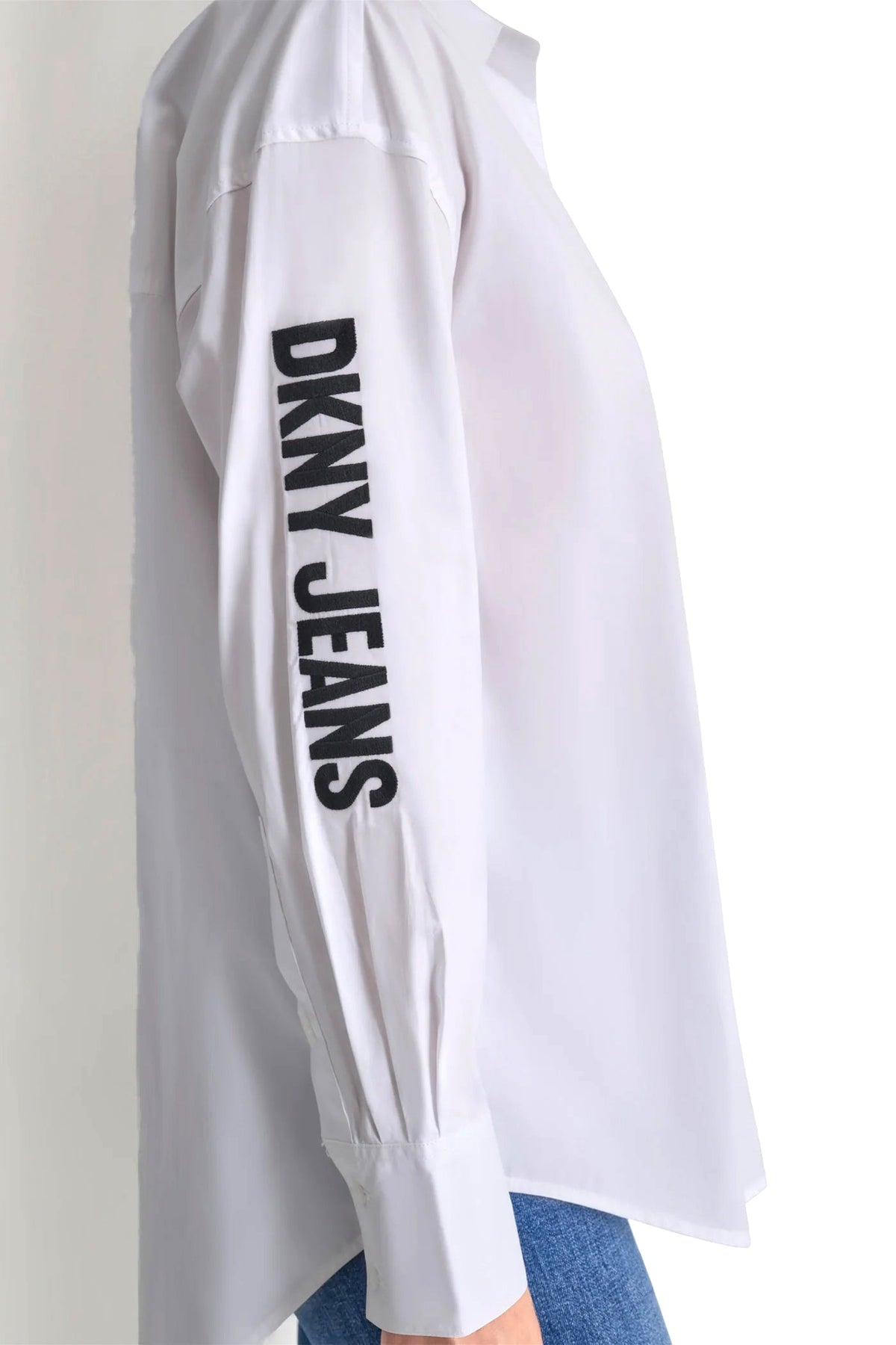 DKNY POPLIN BUTTON DOWN
