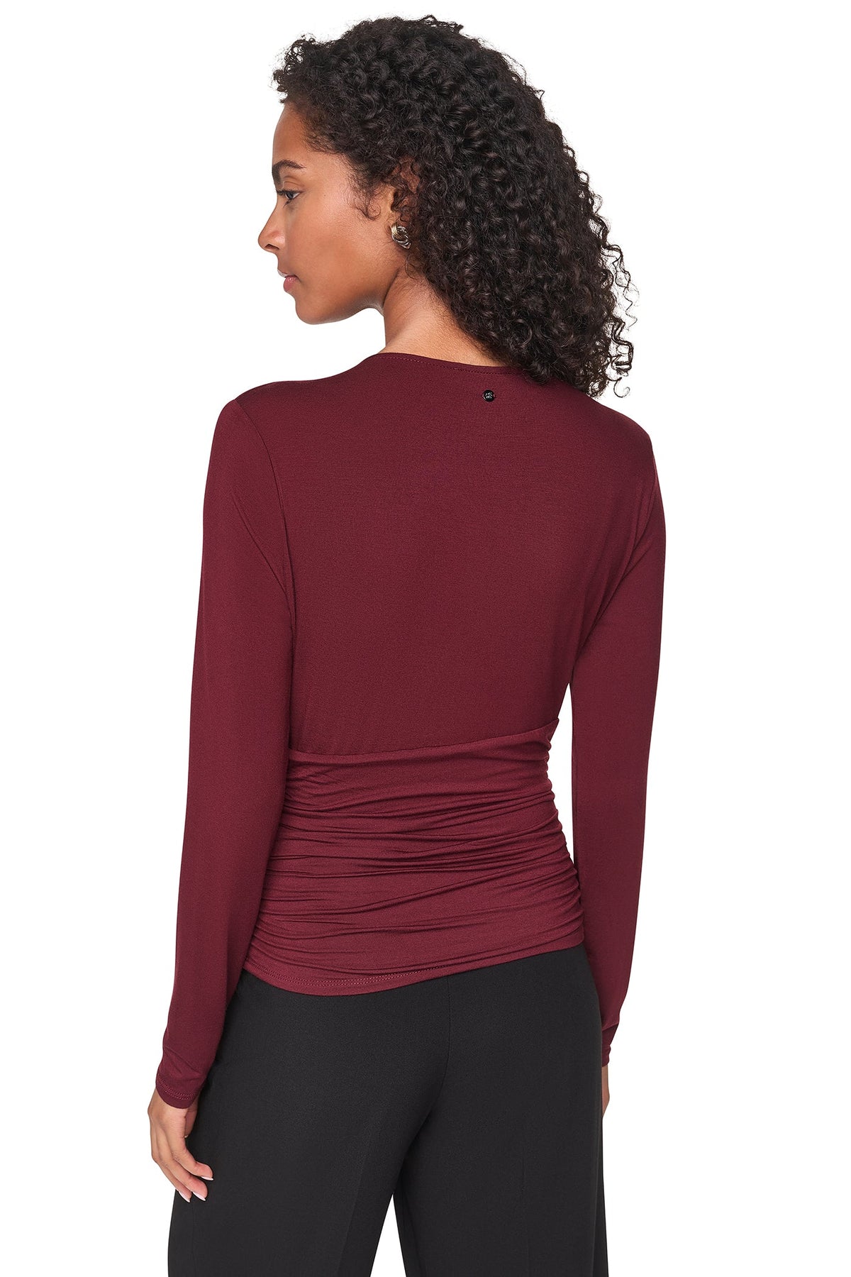 DKNY V-NECK BLOUSE