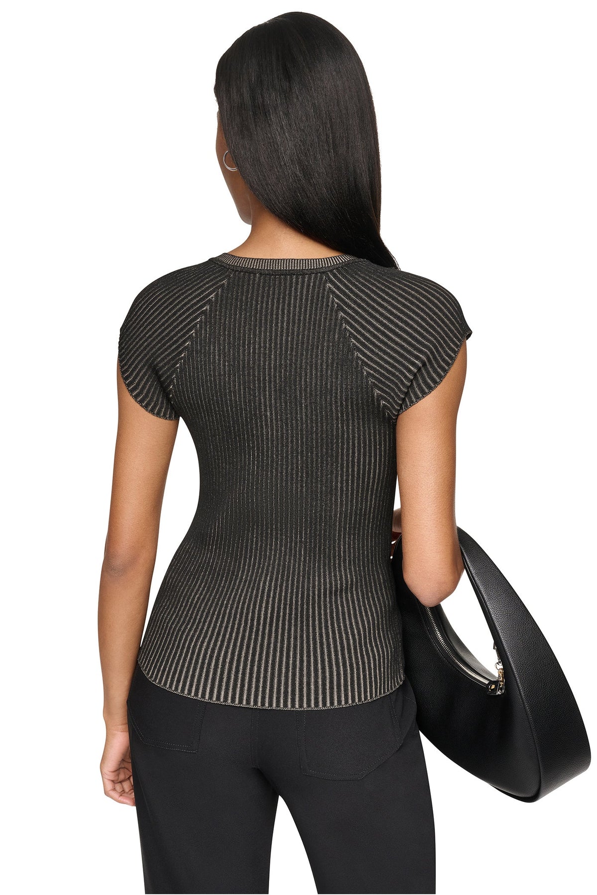 DKNY RIB KNIT SWEATER
