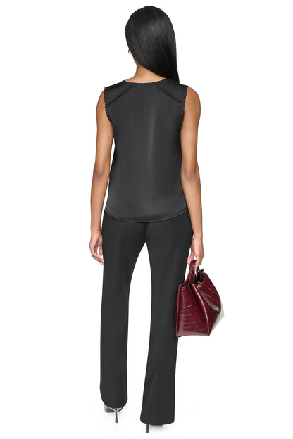 DKNY V-NECK BLOUSE