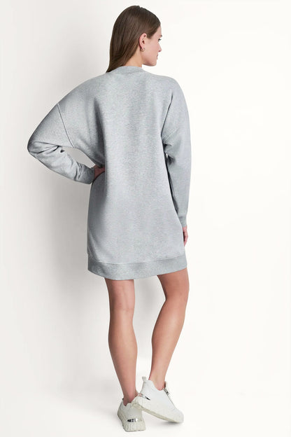 DKNY CAMPUS PATCH LONG SLEEVE SNEAKER DRESS