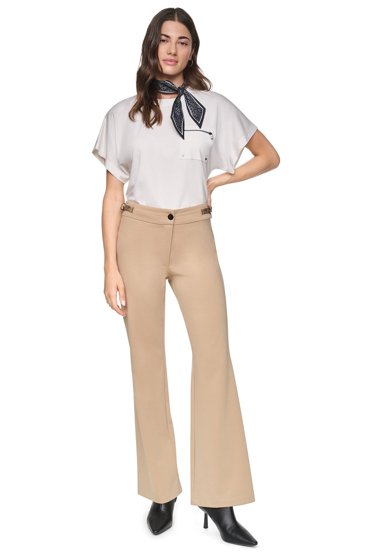 DKNY MID-RISE SOHO FLARE PANT