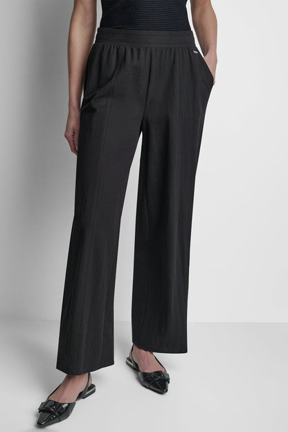 DKNY MID-RISE PULL-ON PANT