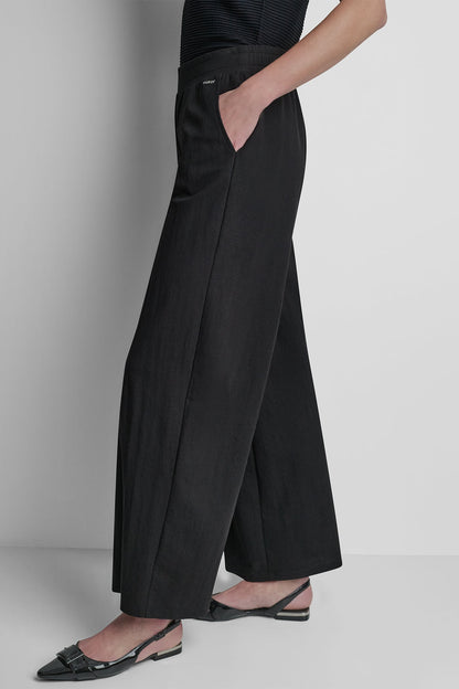 DKNY MID-RISE PULL-ON PANT