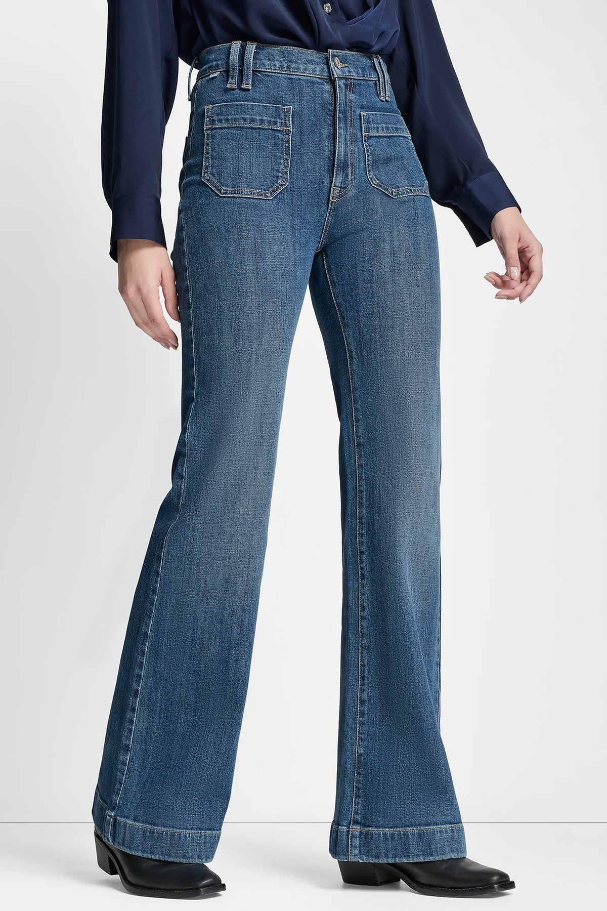 DKNY HIGH-RISE FLARE JEAN