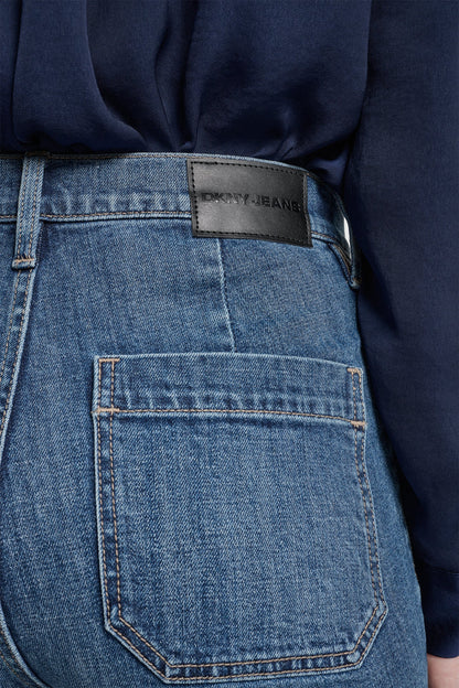 DKNY HIGH-RISE FLARE JEAN