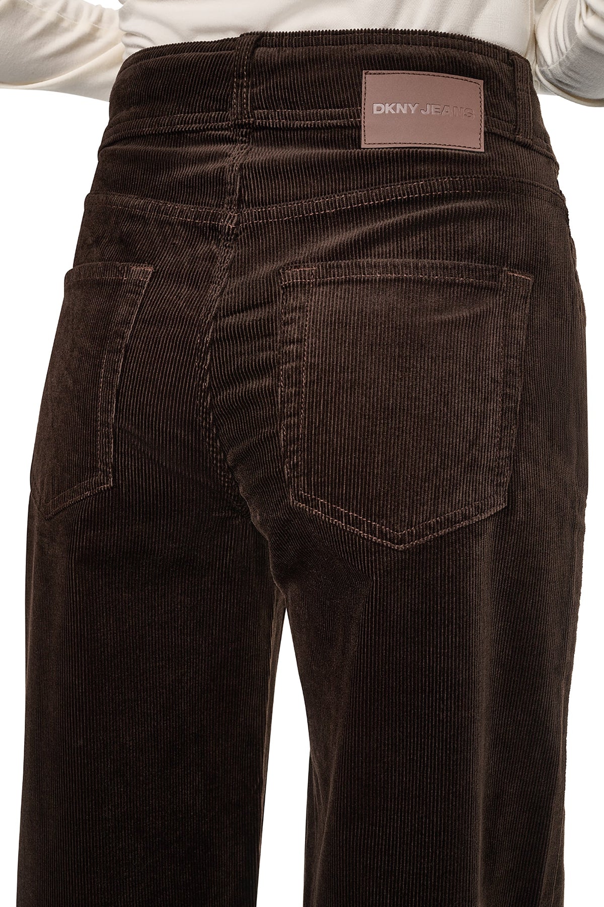 DKNY HIGH-RISE WIDE LEG PANT