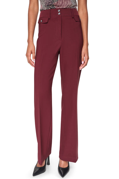 DKNY HIGH-RISE WIDE LEG PANT