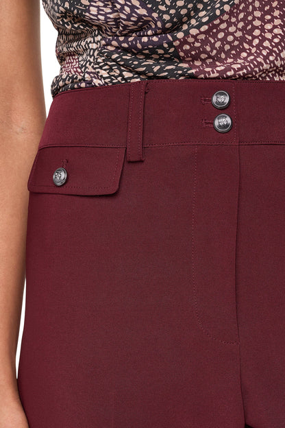 DKNY HIGH-RISE WIDE LEG PANT
