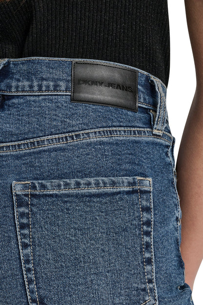DKNY HIGH-RISE STUDDED BOOTCUT JEAN