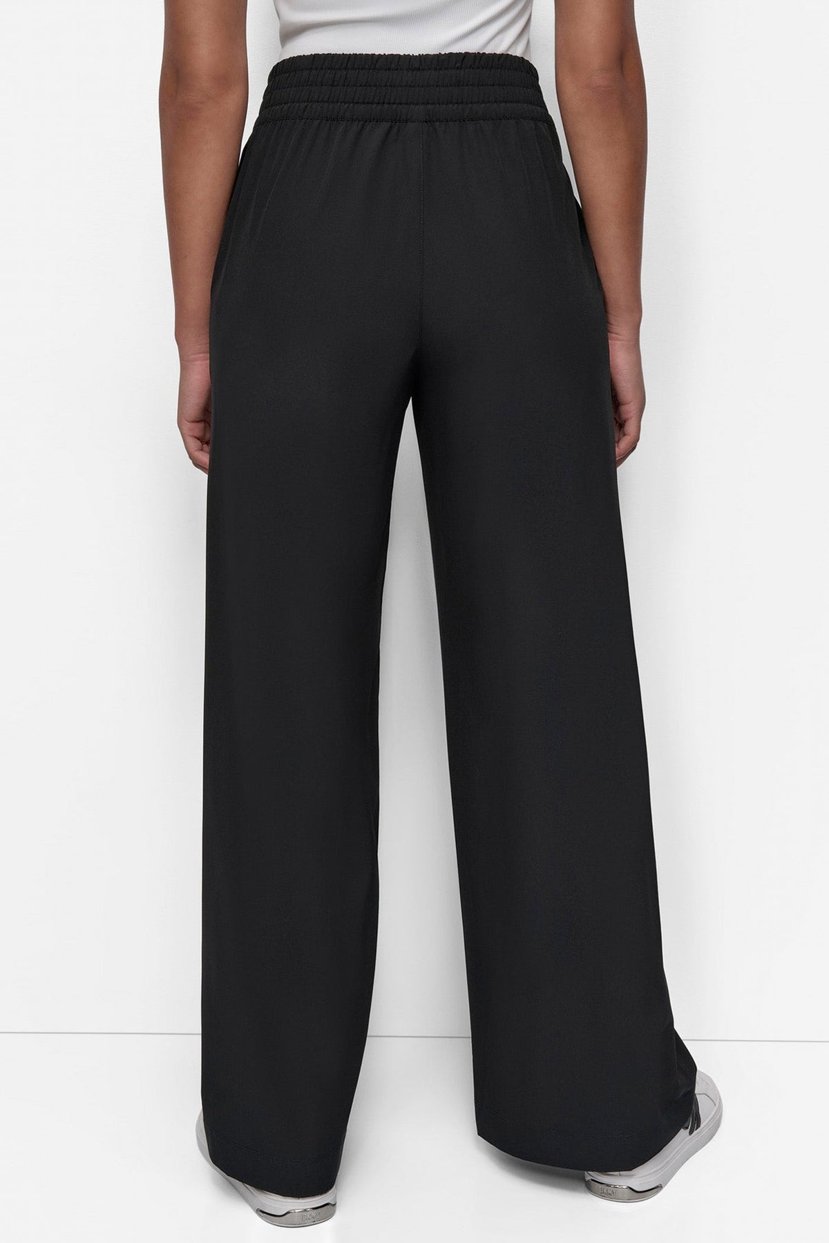DKNY HIGH-RISE WIDE-LEG PANT