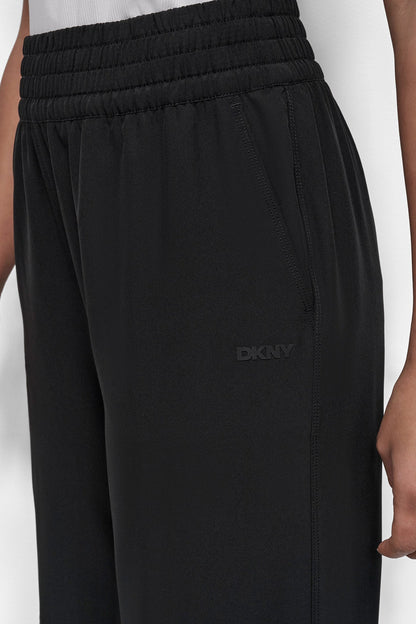 DKNY HIGH-RISE WIDE-LEG PANT