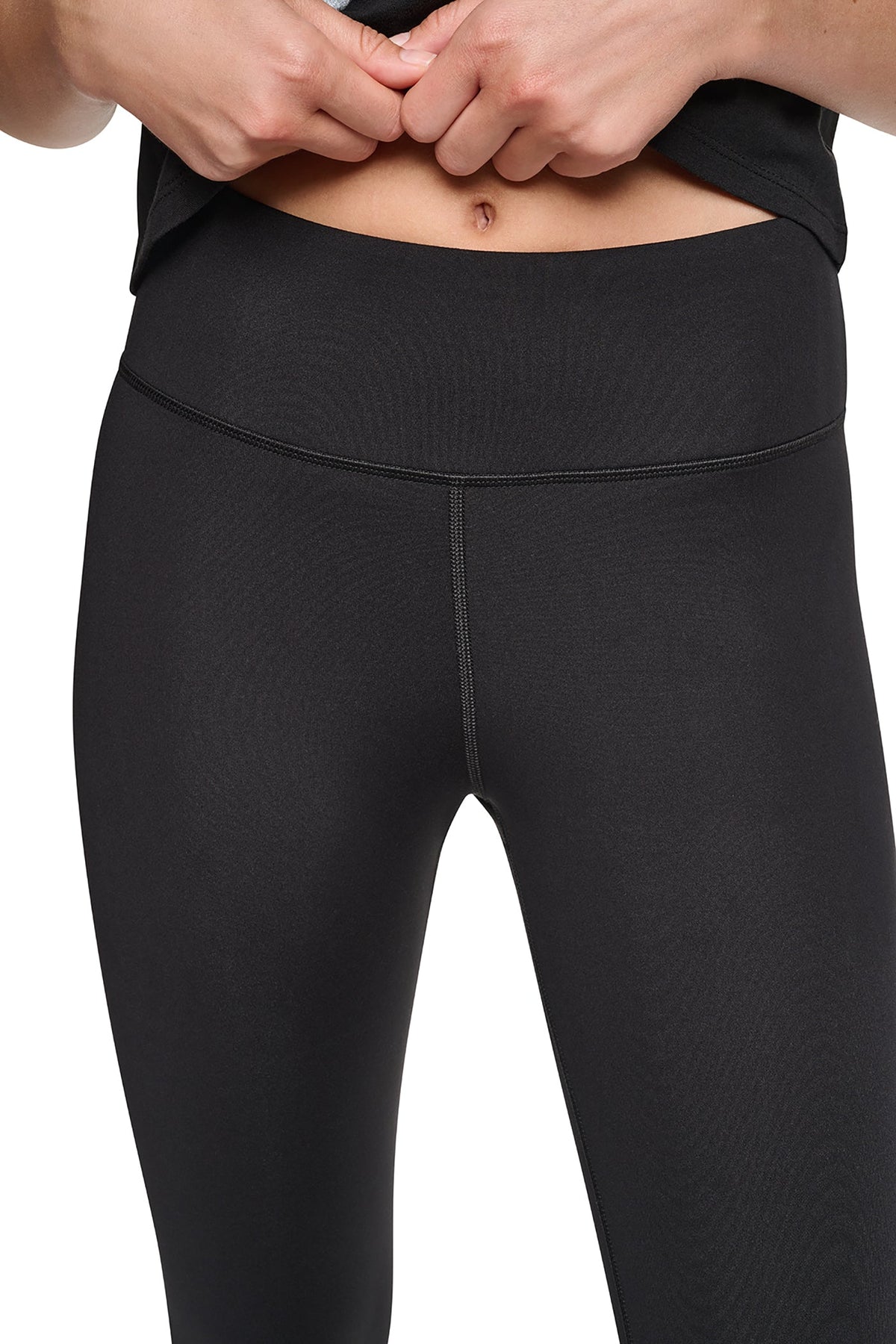 DKNY HIGH-RISE GRAFFITI LOGO 7/8 LENGTH LEGGING