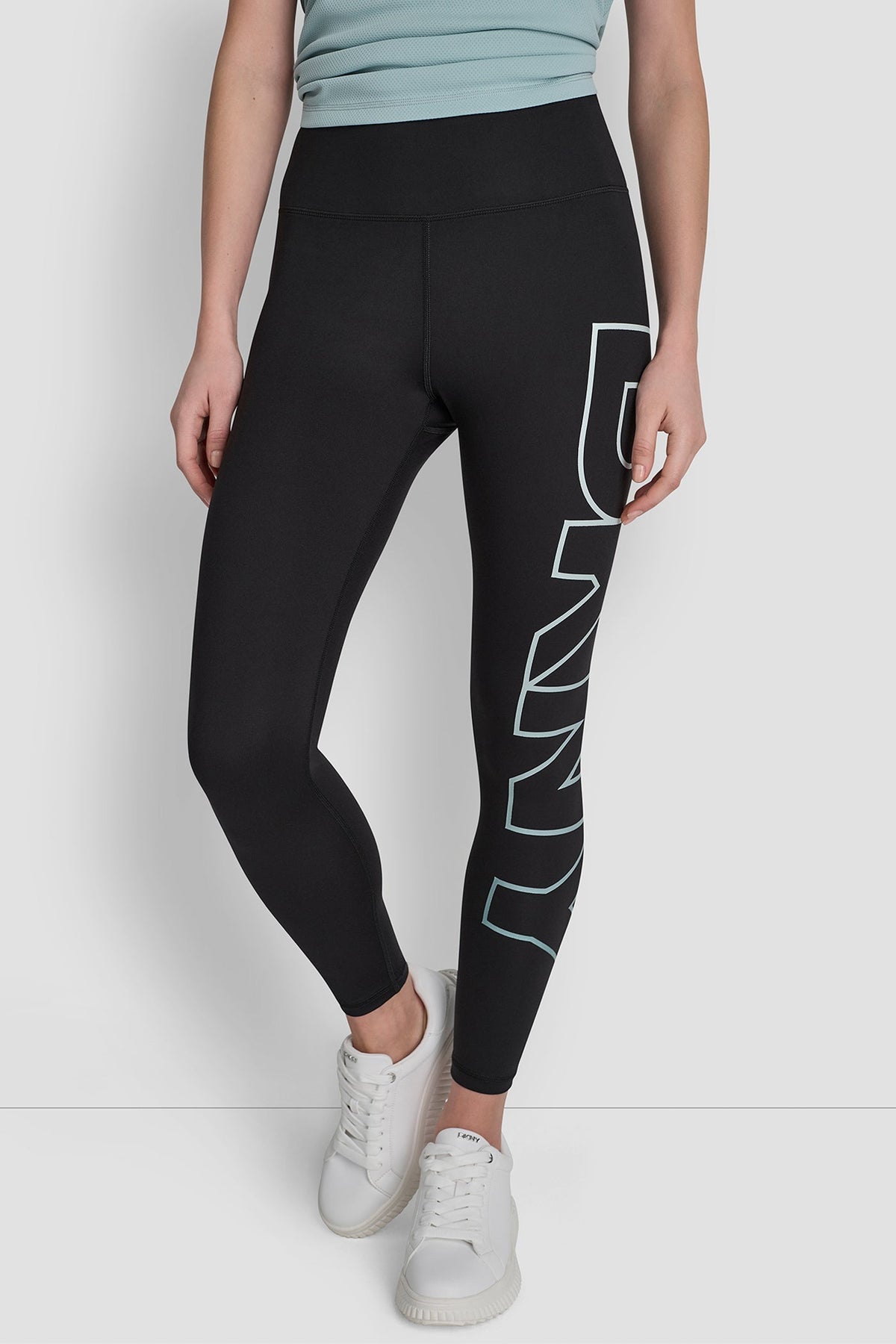 DKNY HIGH WAIST 7/8 BALANCE COMPRESSION EXPLODED OMBRE