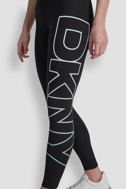 DKNY HIGH WAIST 7/8 BALANCE COMPRESSION EXPLODED OMBRE