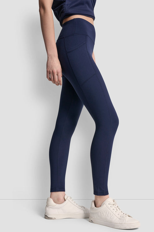 DKNY HIGH-RISE LOGO 7/8 LENGTH LEGGING