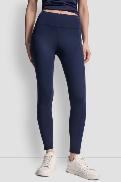 DKNY HIGH-RISE LOGO 7/8 LENGTH LEGGING