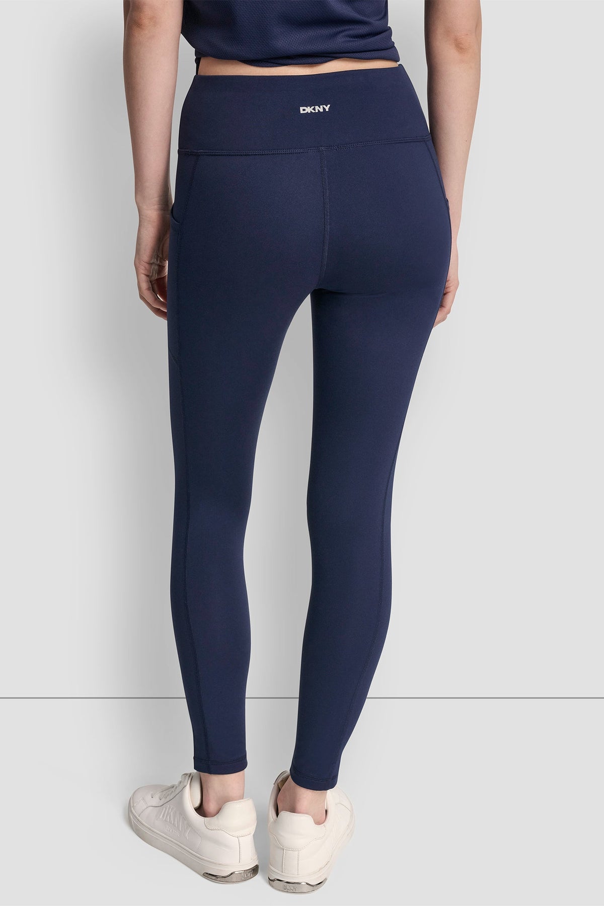 DKNY HIGH-RISE LOGO 7/8 LENGTH LEGGING
