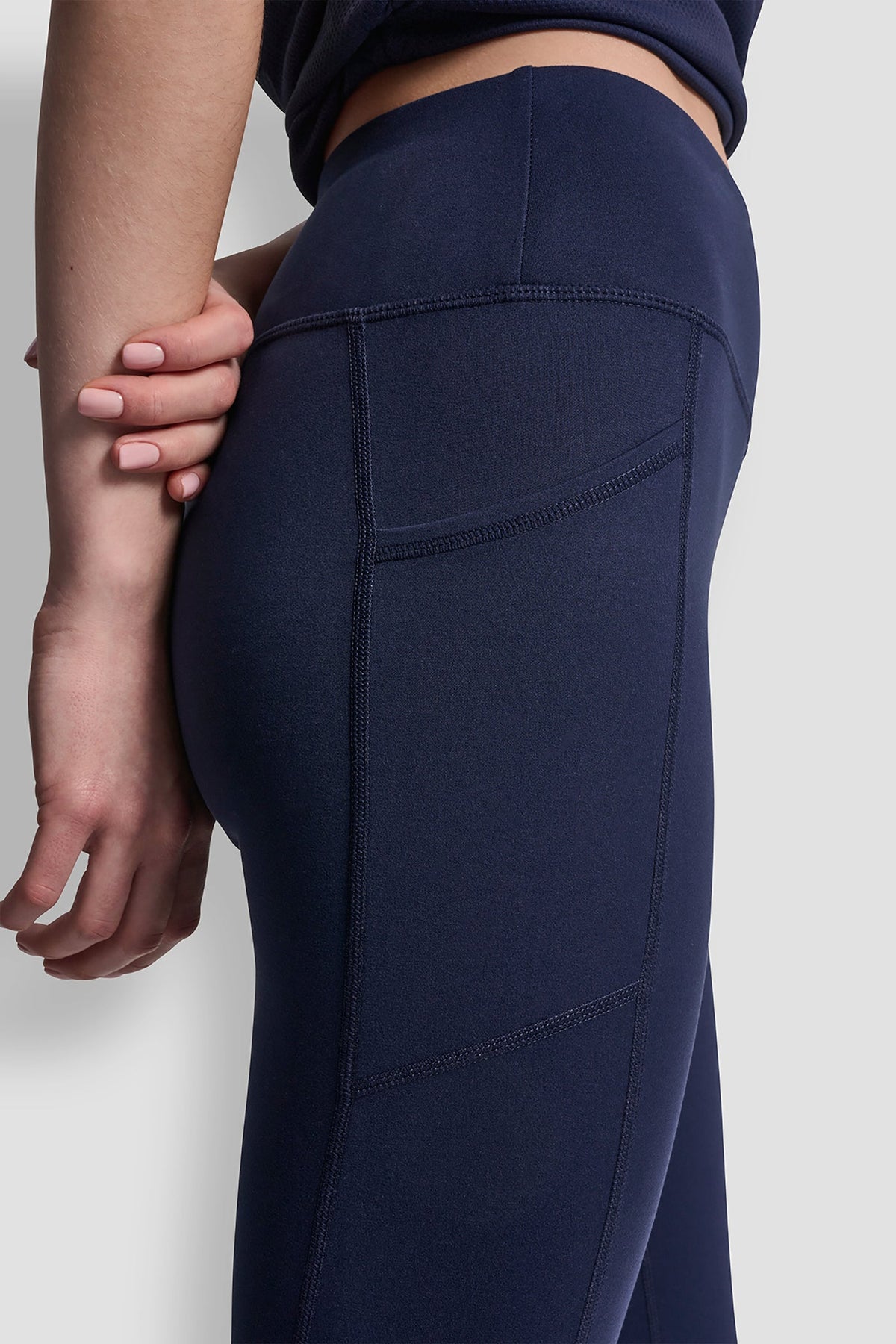 DKNY HIGH-RISE LOGO 7/8 LENGTH LEGGING