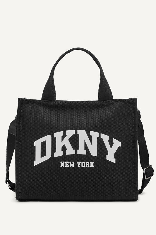 DKNY HADLEE CANVAS MEDIUM LOGO TOTE