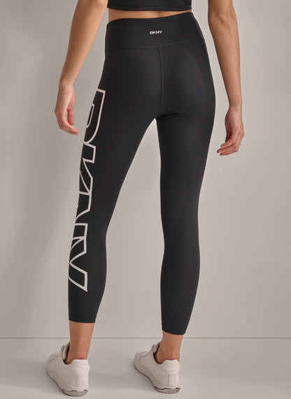 DKNY HIGH-RISE LOGO 7/8 LENGTH LEGGING