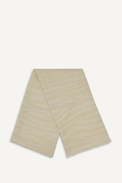 DKNY METALLIC ZEBRA WRAP