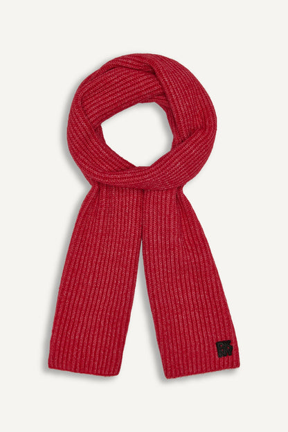 DKNY SHAKER STITCH RIB SCARF