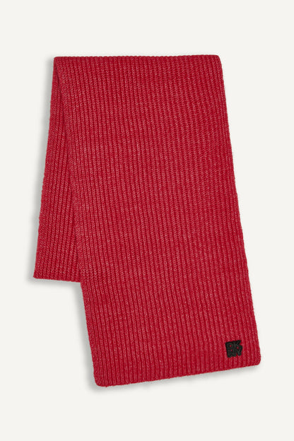 DKNY SHAKER STITCH RIB SCARF