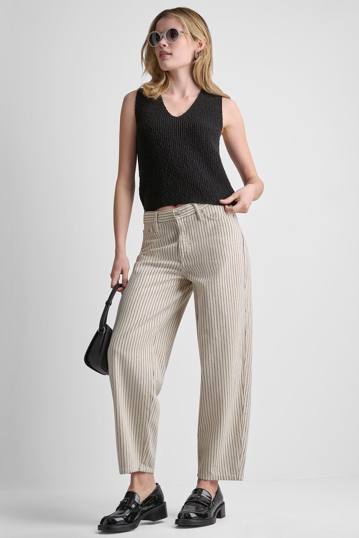 DKNY MID-RISE BABY BARREL LEG