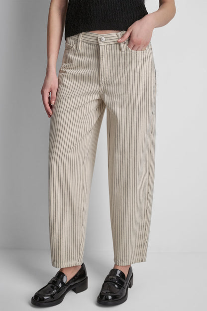 DKNY MID-RISE BABY BARREL LEG