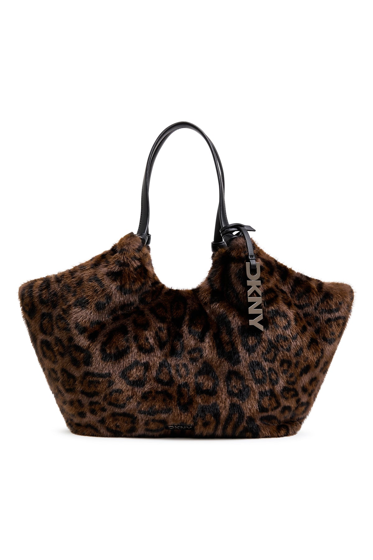 DKNY PAULA MEDIUM FAUX FUR TOTE