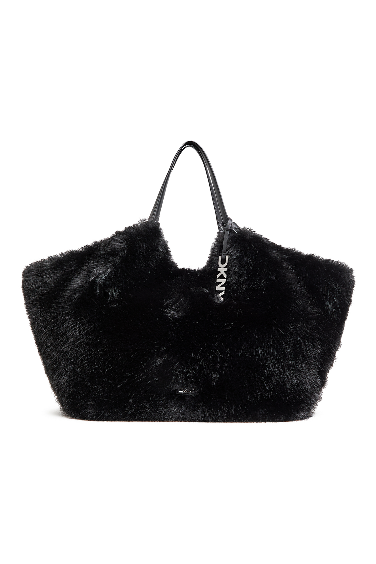 DKNY PAULA LARGE FAUX FUR TOTE