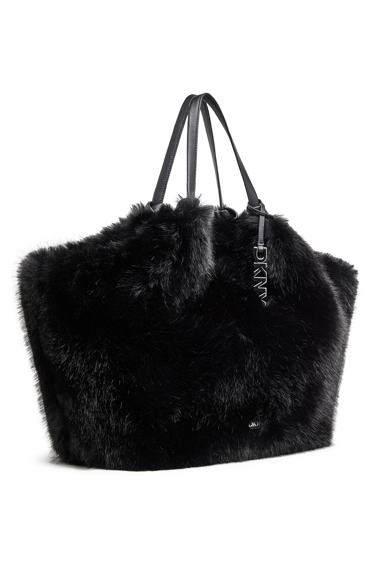 DKNY PAULA LARGE FAUX FUR TOTE