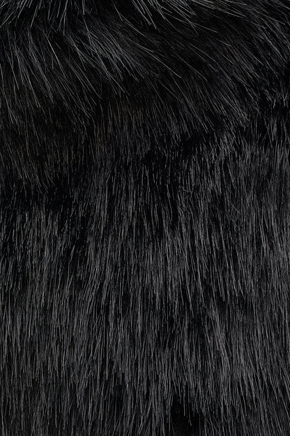 DKNY PAULA SMALL FAUX FUR TOTE