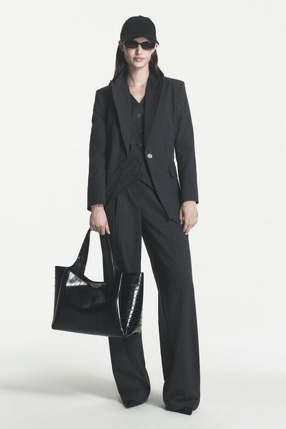 DKNY WILLA RIBBED TOTE