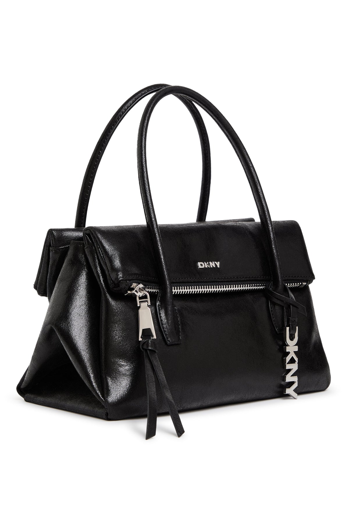 DKNY RIVINGTON MEDIUM LOGO SATCHEL
