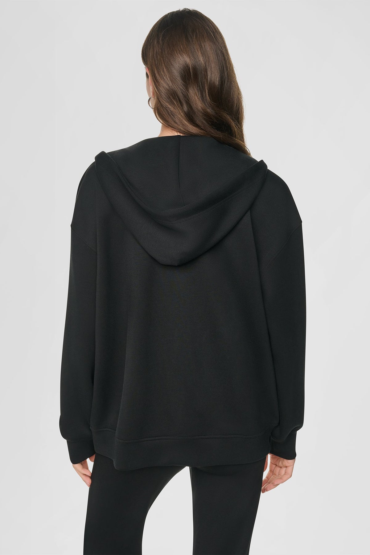 DKNY STUDDED ANIMAL PRINT HOODIE
