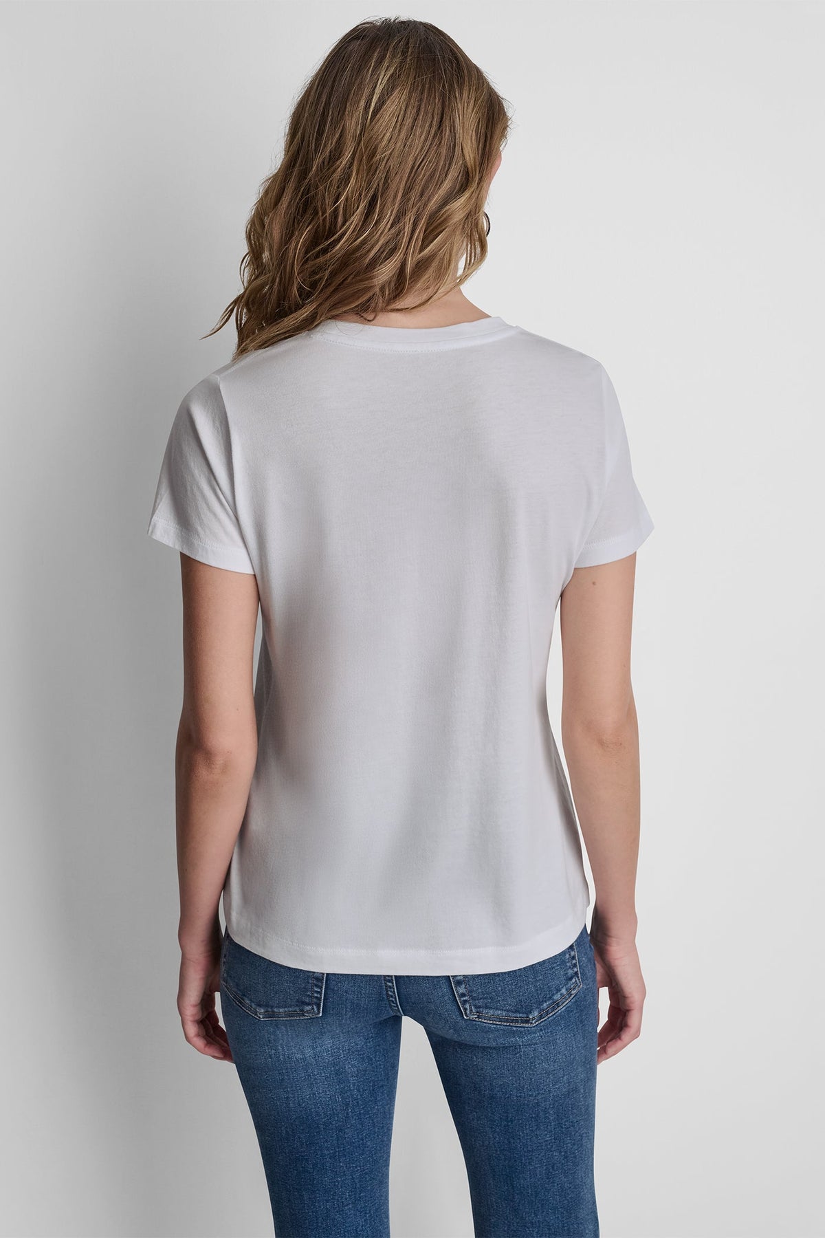 DKNY DKNY PHOTOREAL LOGO CREW NECK TEE