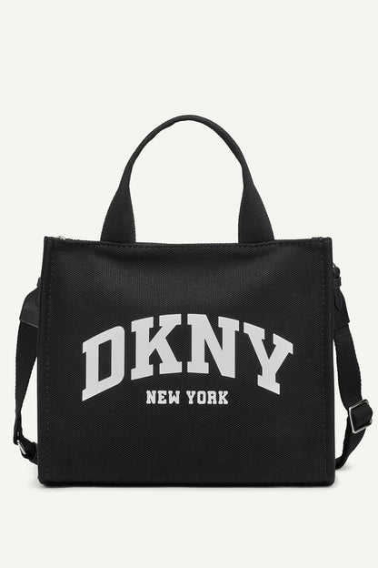 DKNY HADLEE CANVAS MEDIUM LOGO TOTE